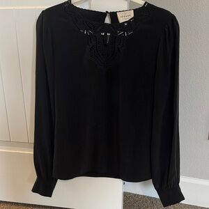 Sézane Carlotta Blouse in Black